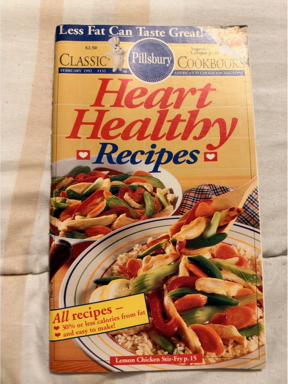 Classic Pillsbury Heart Healthy Recipes Cookbook - February 1992